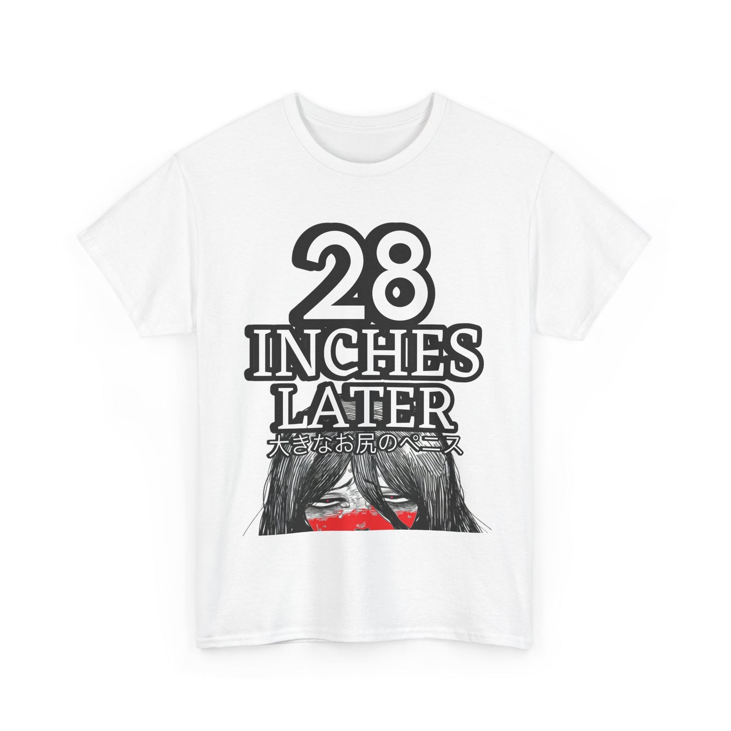 28 Inches laterインチ後 Unisex Heavy Cotton Tee