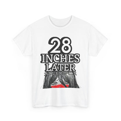 28 Inches laterインチ後 Unisex Heavy Cotton Tee