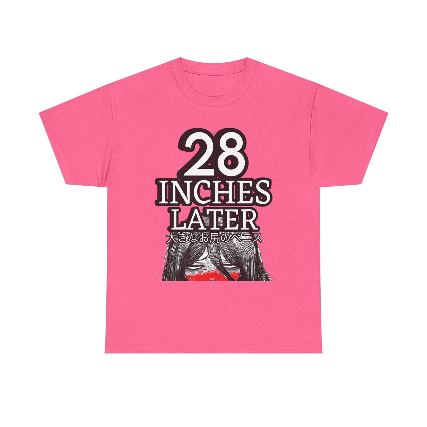 28 Inches laterインチ後 Unisex Heavy Cotton Tee