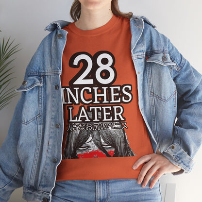 28 Inches laterインチ後 Unisex Heavy Cotton Tee