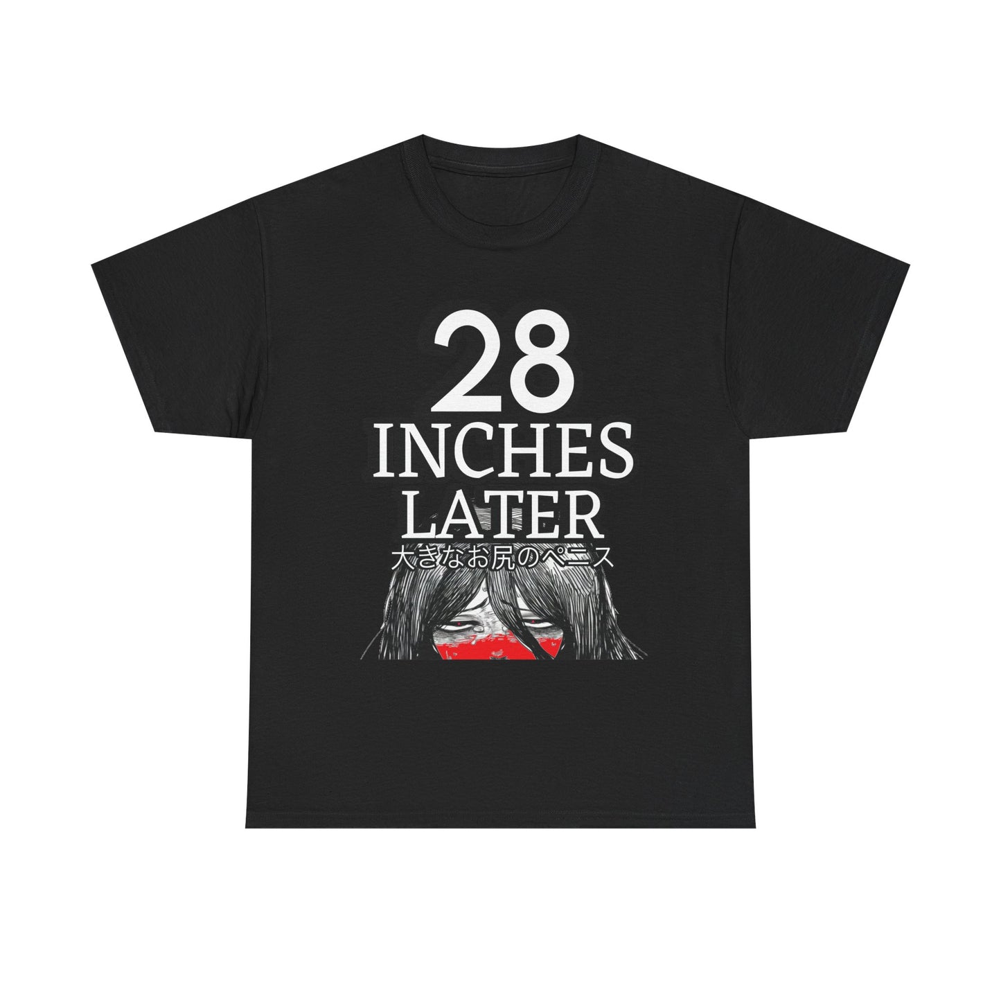 28 Inches laterインチ後 Unisex Heavy Cotton Tee