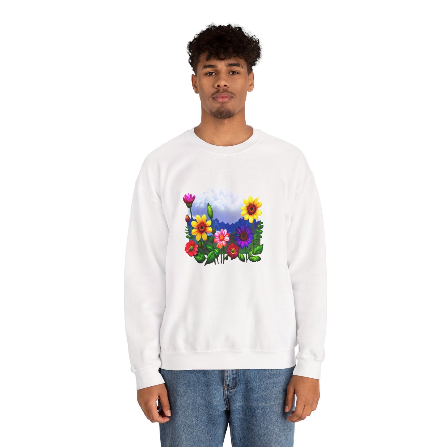 WildFlowers (Unisex Heavy Blend™ Crewneck Sweatshirt)