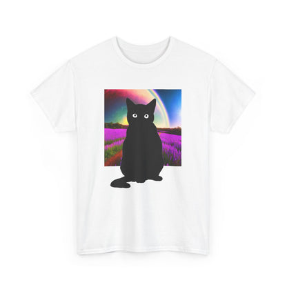 Cute Cat Universes かわいい猫の世界 Unisex Heavy Cotton Tee