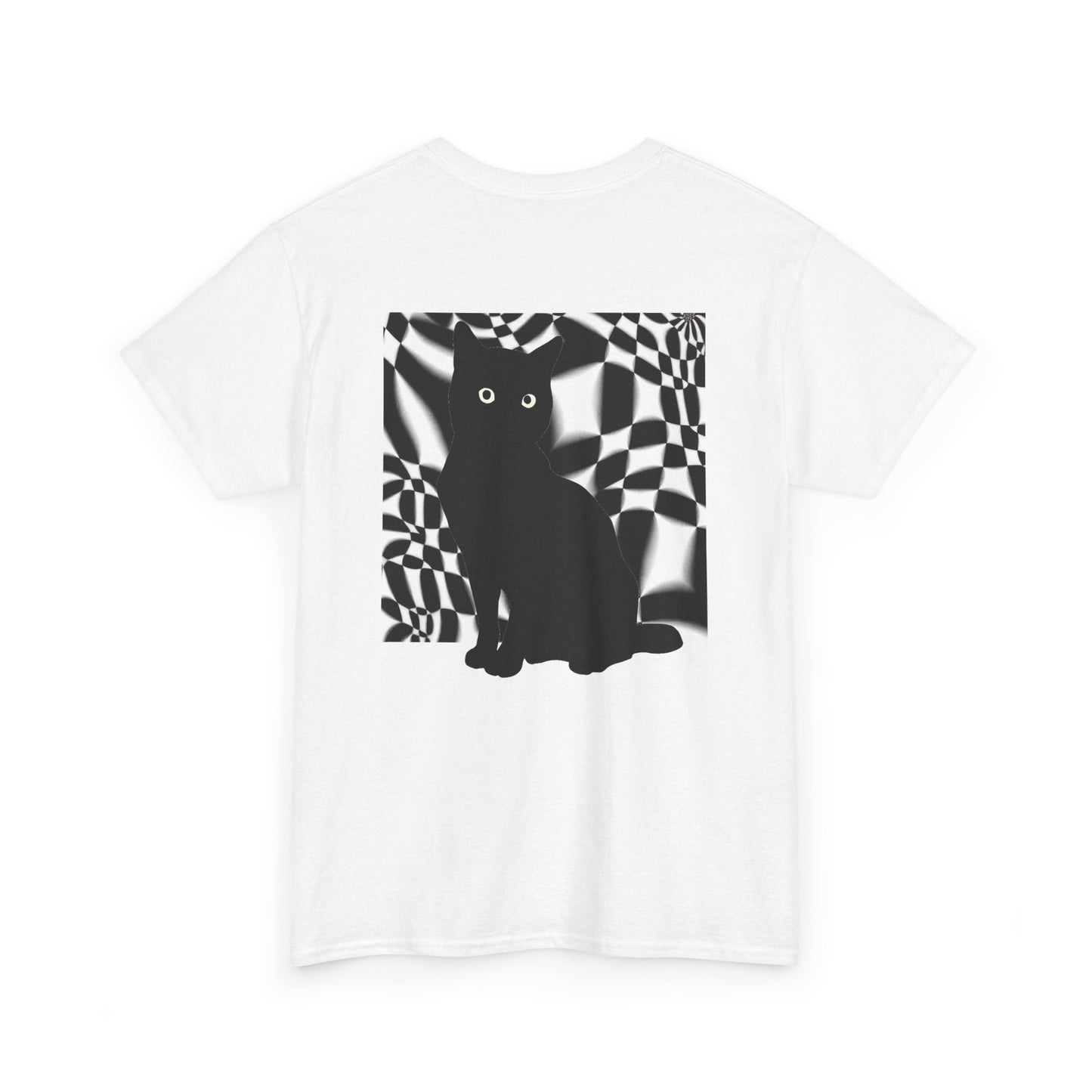 Cute Cat Universes かわいい猫の世界 Unisex Heavy Cotton Tee