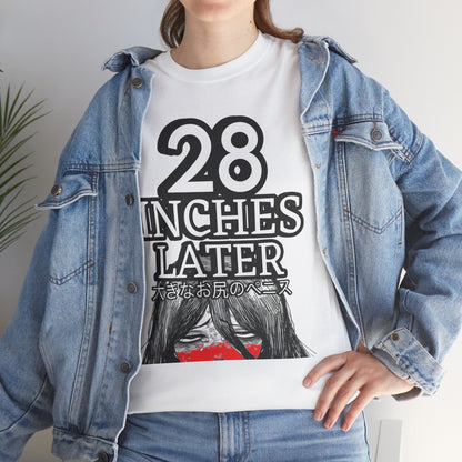 28 Inches laterインチ後 Unisex Heavy Cotton Tee