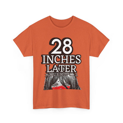 28 Inches laterインチ後 Unisex Heavy Cotton Tee