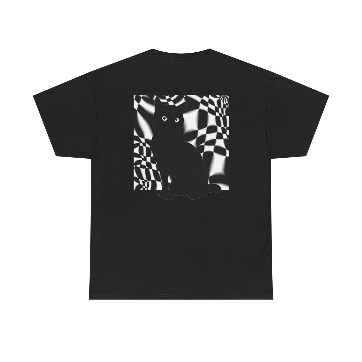 Cute Cat Universes かわいい猫の世界 Unisex Heavy Cotton Tee