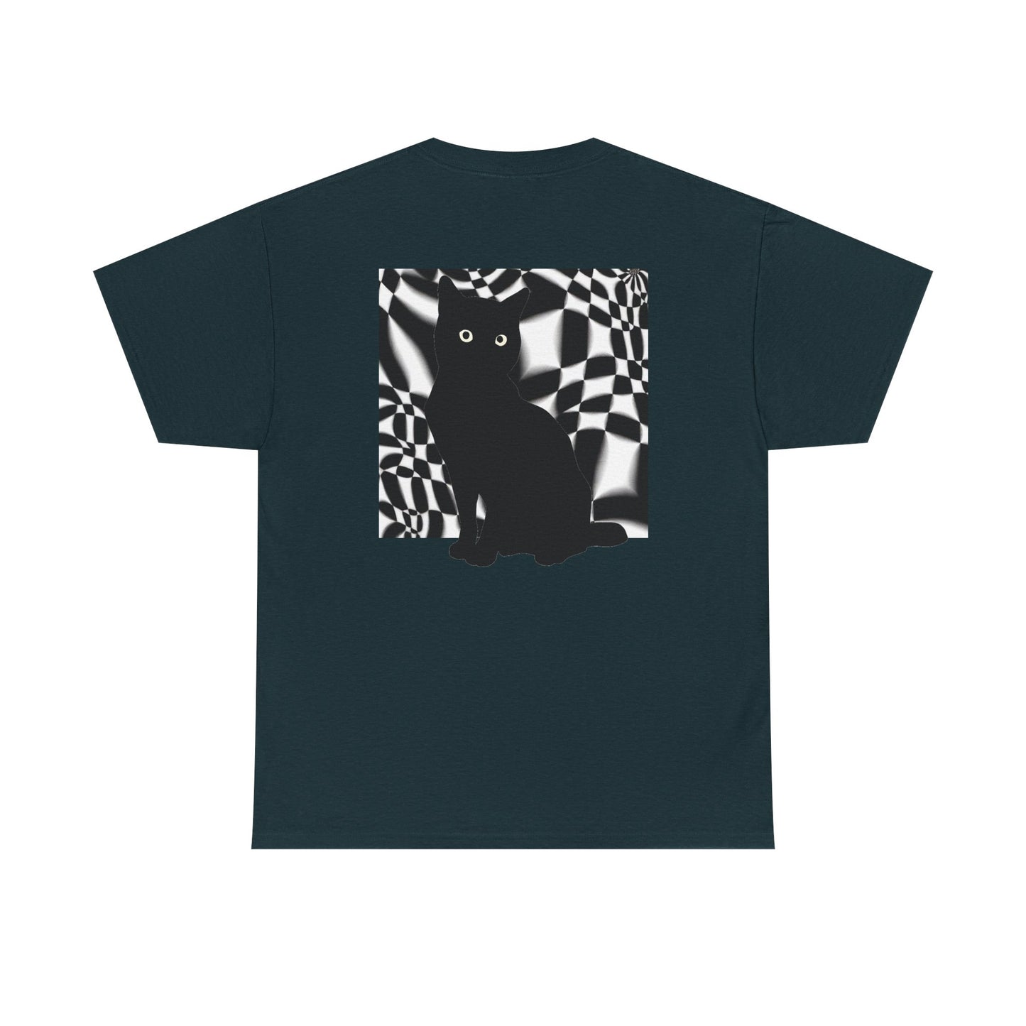 Cute Cat Universes かわいい猫の世界 Unisex Heavy Cotton Tee