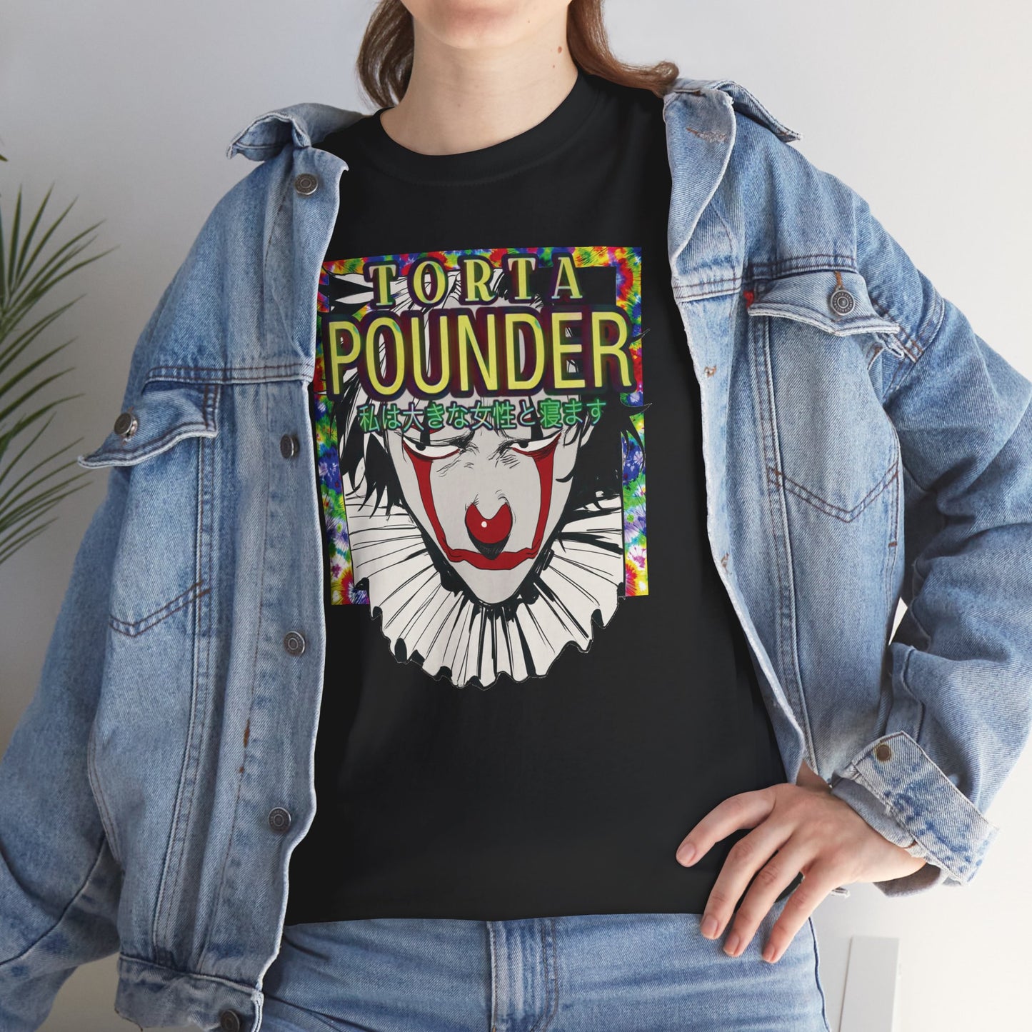 Torta Pounder 私は太った女性が大好きです Unisex Heavy Cotton Tee