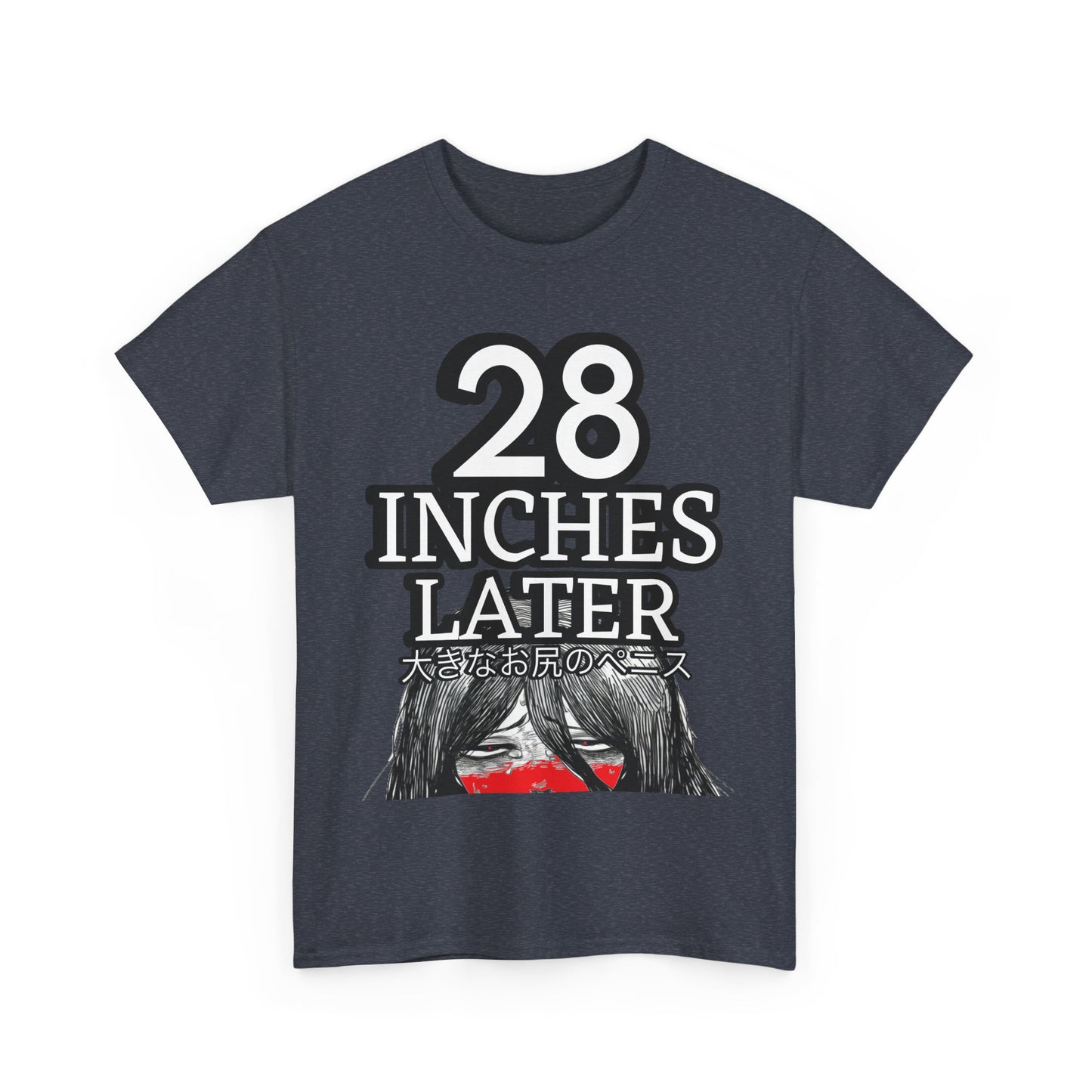 28 Inches laterインチ後 Unisex Heavy Cotton Tee