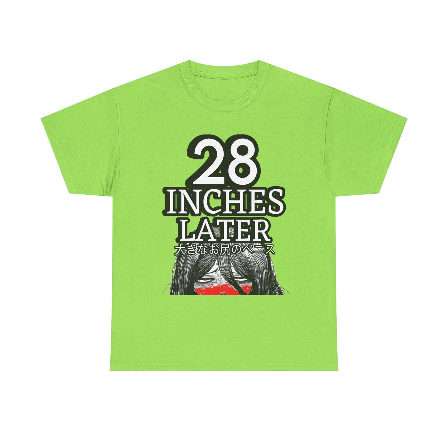 28 Inches laterインチ後 Unisex Heavy Cotton Tee