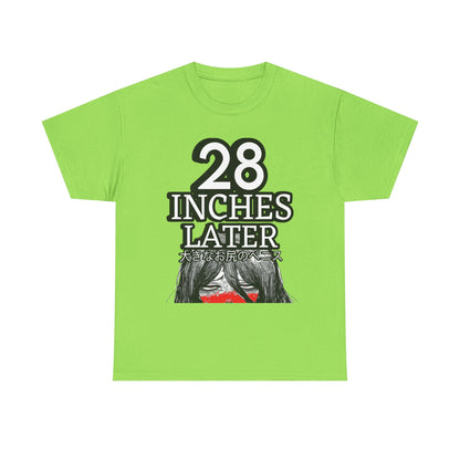 28 Inches laterインチ後 Unisex Heavy Cotton Tee