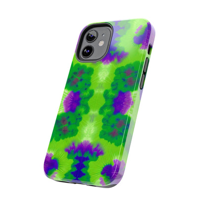 Green and Purple Madness (Tough iPhone/Galaxy Phone Case)