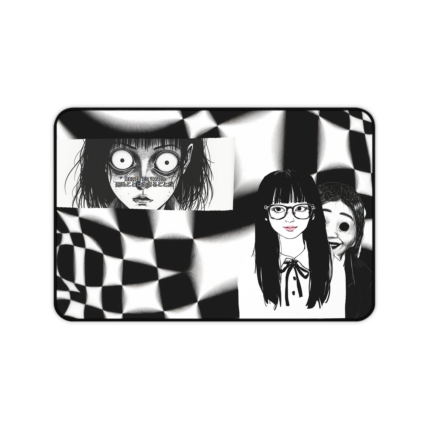"Vivir es Morir" Death Cult News Channel (Desk Mat)