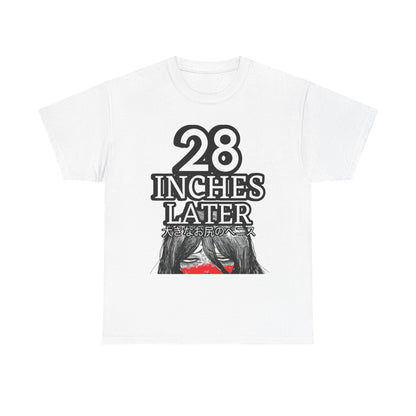 28 Inches laterインチ後 Unisex Heavy Cotton Tee