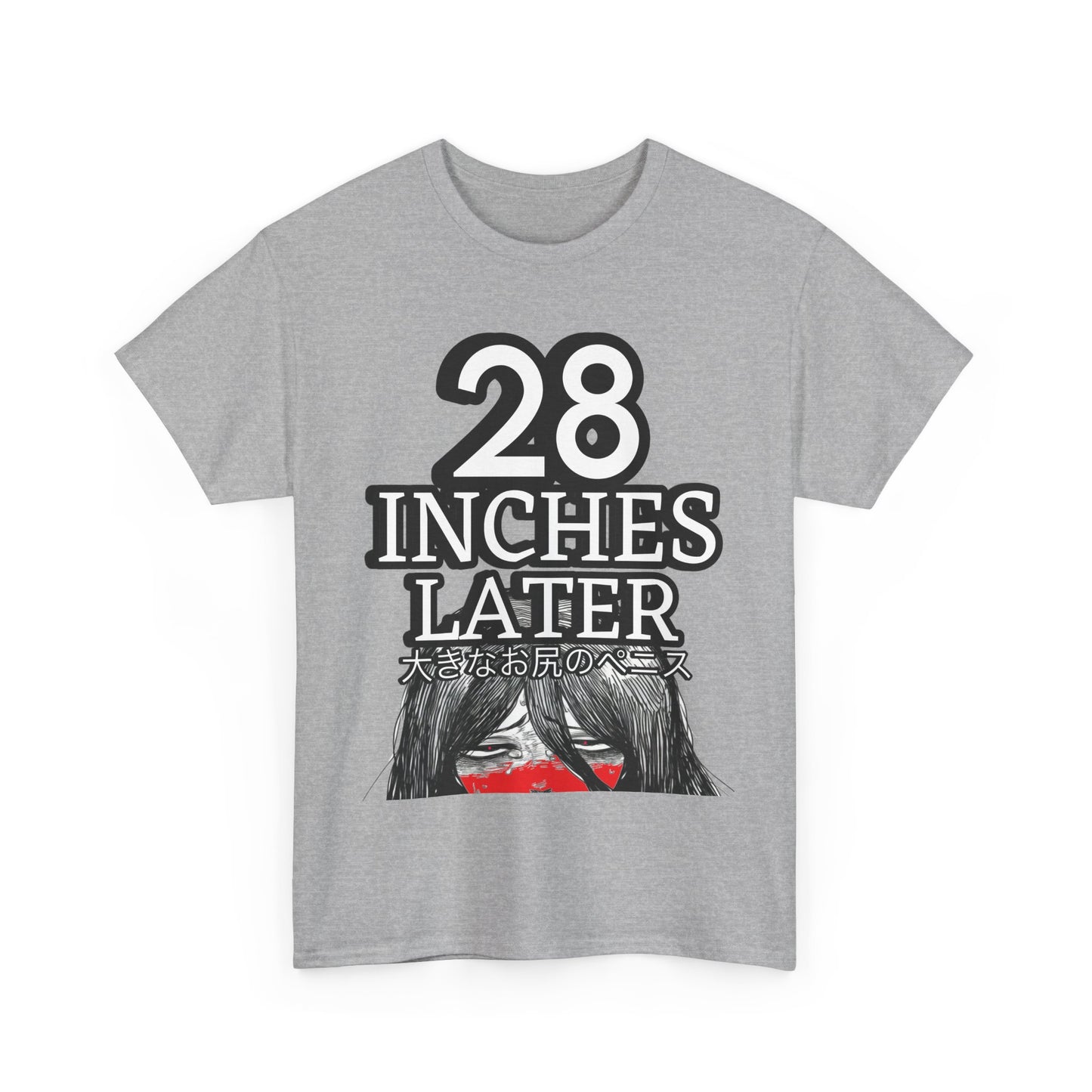 28 Inches laterインチ後 Unisex Heavy Cotton Tee
