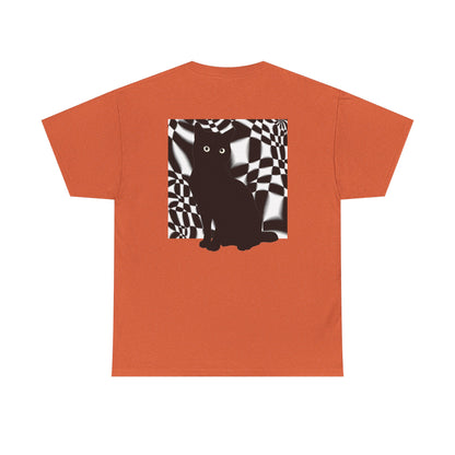 Cute Cat Universes かわいい猫の世界 Unisex Heavy Cotton Tee