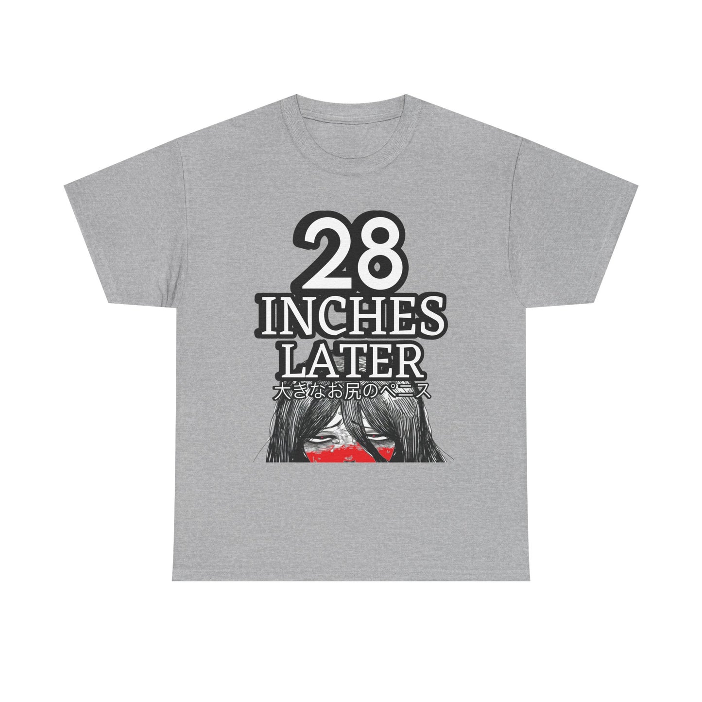 28 Inches laterインチ後 Unisex Heavy Cotton Tee