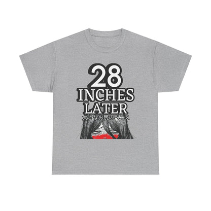 28 Inches laterインチ後 Unisex Heavy Cotton Tee