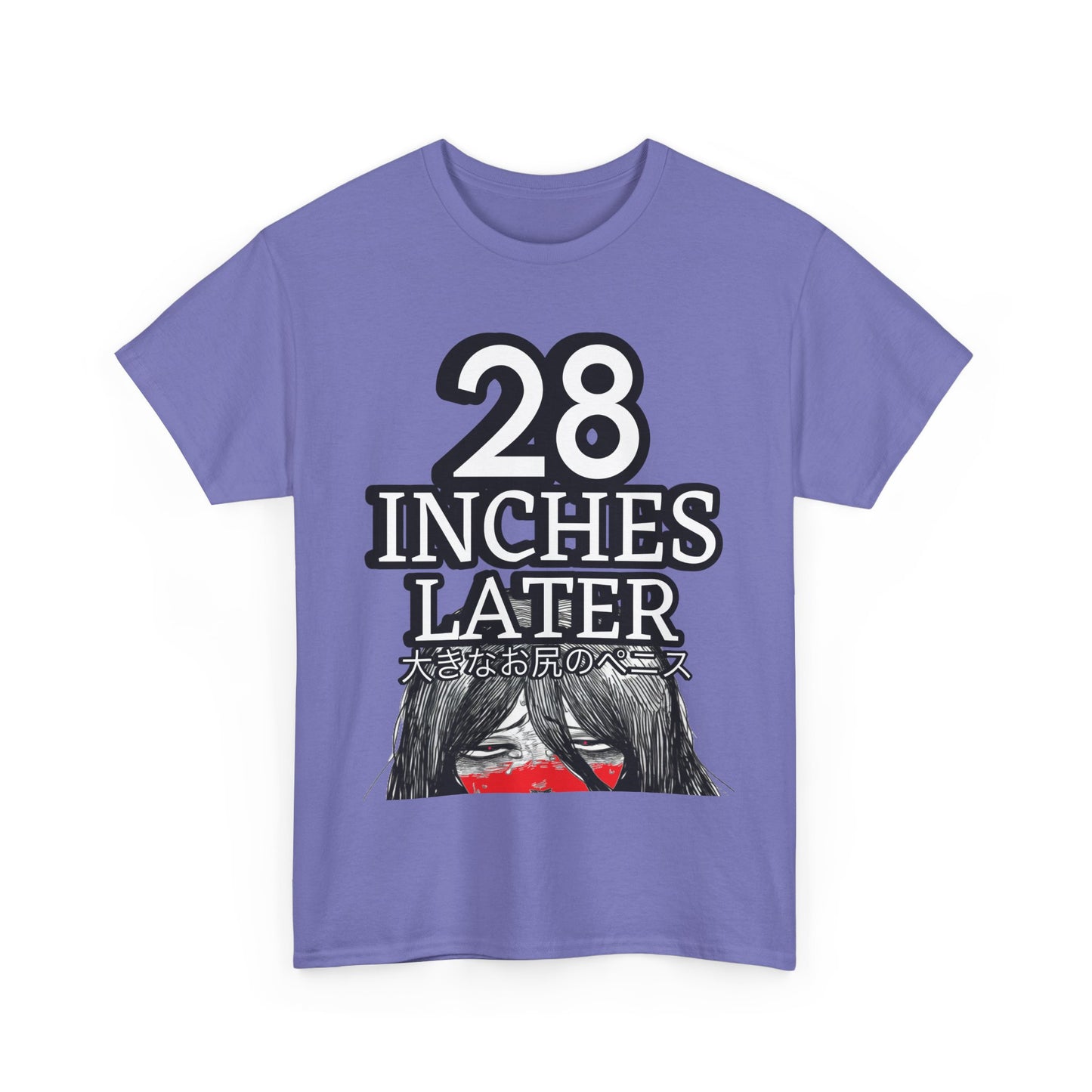 28 Inches laterインチ後 Unisex Heavy Cotton Tee