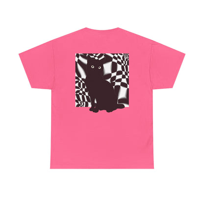 Cute Cat Universes かわいい猫の世界 Unisex Heavy Cotton Tee