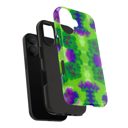 Green and Purple Madness (Tough iPhone/Galaxy Phone Case)