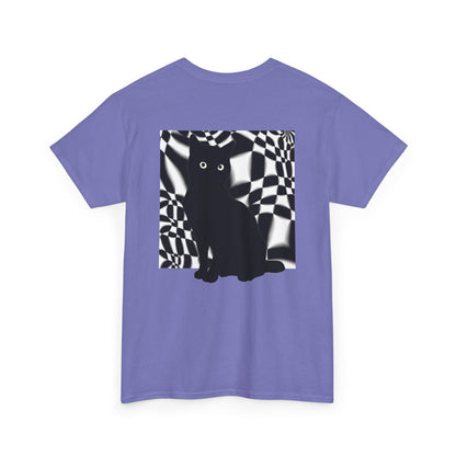 Cute Cat Universes かわいい猫の世界 Unisex Heavy Cotton Tee