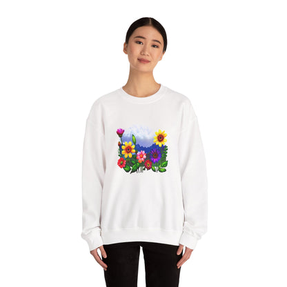 WildFlowers (Unisex Heavy Blend™ Crewneck Sweatshirt)