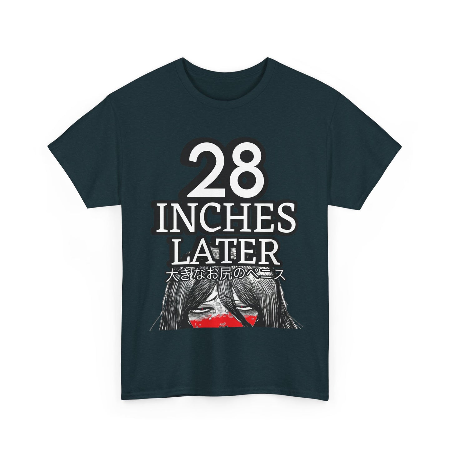28 Inches laterインチ後 Unisex Heavy Cotton Tee