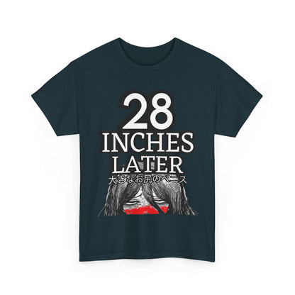 28 Inches laterインチ後 Unisex Heavy Cotton Tee