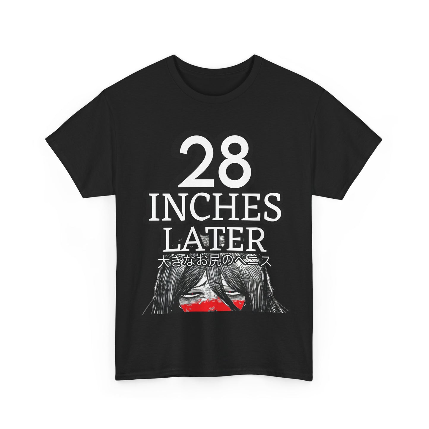 28 Inches laterインチ後 Unisex Heavy Cotton Tee