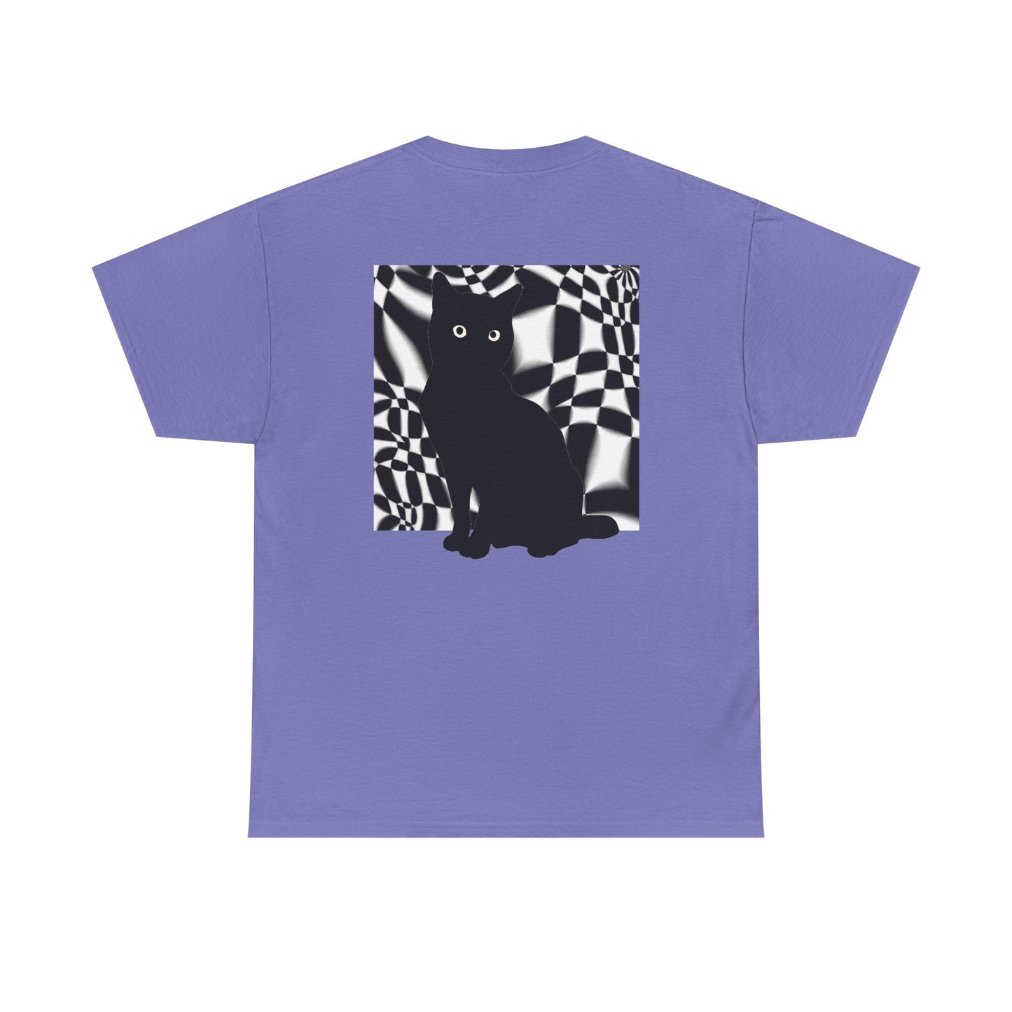 Cute Cat Universes かわいい猫の世界 Unisex Heavy Cotton Tee