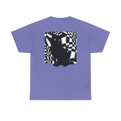 Cute Cat Universes かわいい猫の世界 Unisex Heavy Cotton Tee