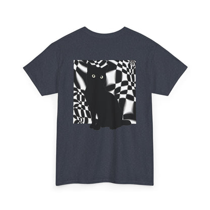 Cute Cat Universes かわいい猫の世界 Unisex Heavy Cotton Tee