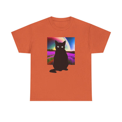 Cute Cat Universes かわいい猫の世界 Unisex Heavy Cotton Tee
