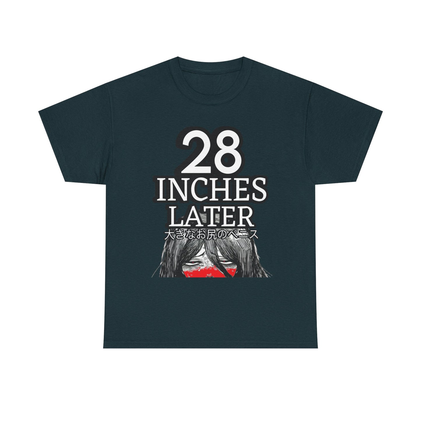 28 Inches laterインチ後 Unisex Heavy Cotton Tee