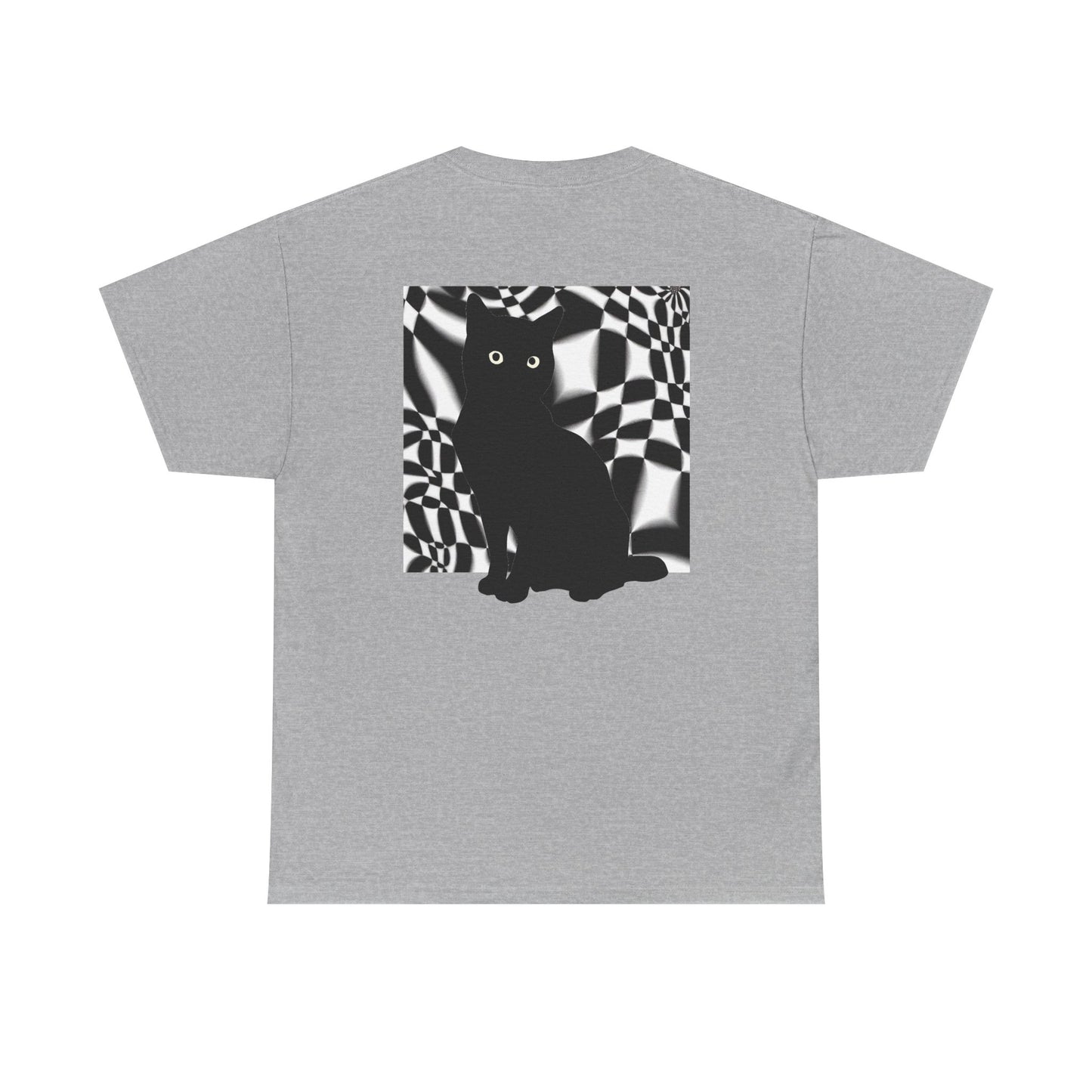 Cute Cat Universes かわいい猫の世界 Unisex Heavy Cotton Tee
