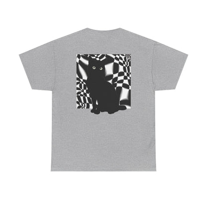 Cute Cat Universes かわいい猫の世界 Unisex Heavy Cotton Tee