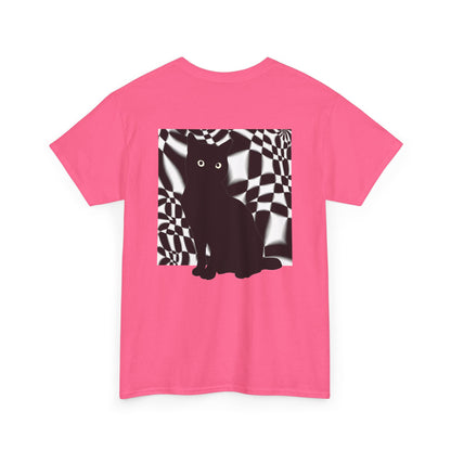 Cute Cat Universes かわいい猫の世界 Unisex Heavy Cotton Tee