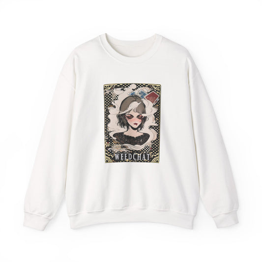 WeedChat (Unisex Heavy Blend™ Crewneck Sweatshirt)