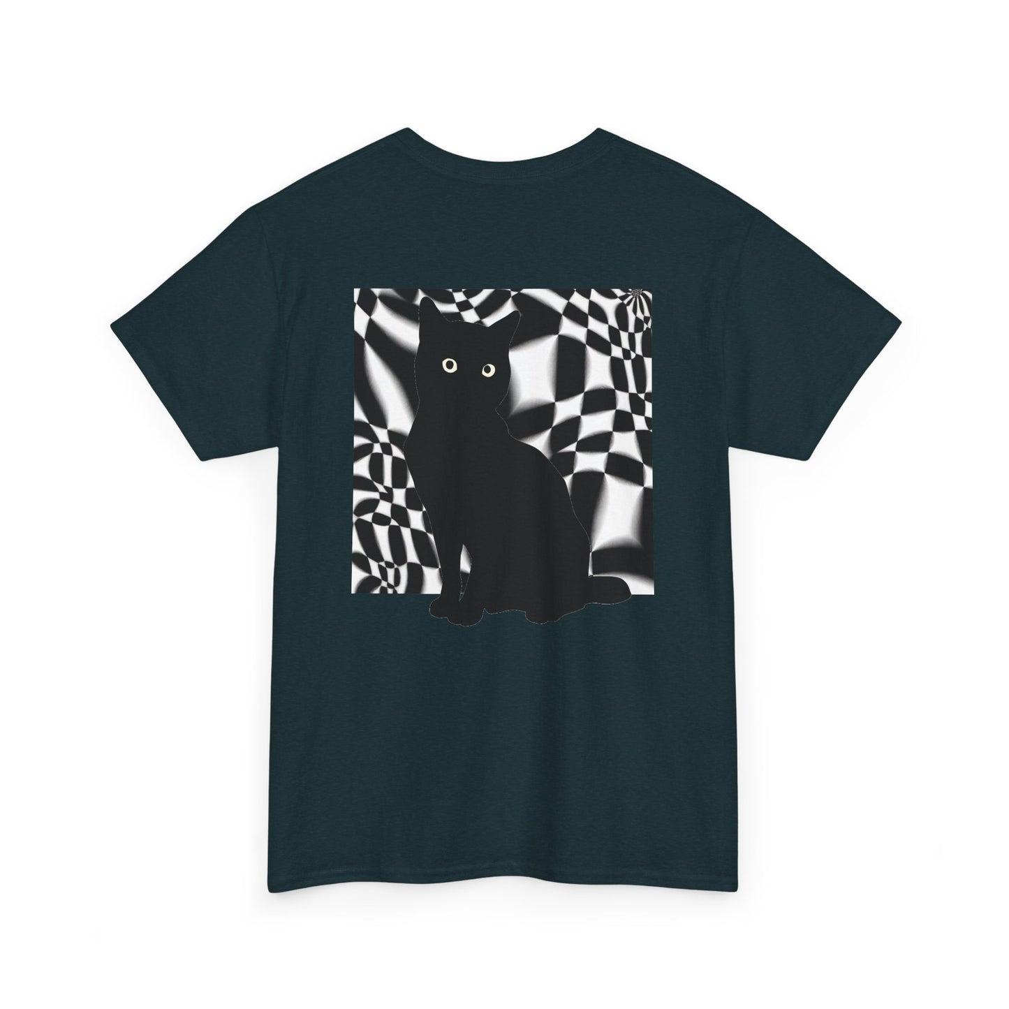 Cute Cat Universes かわいい猫の世界 Unisex Heavy Cotton Tee