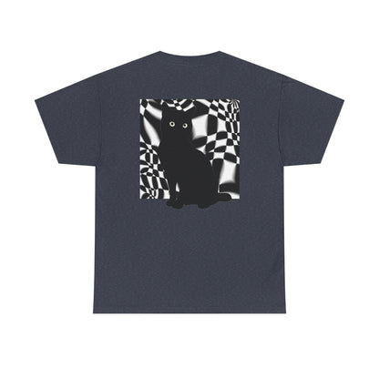 Cute Cat Universes かわいい猫の世界 Unisex Heavy Cotton Tee