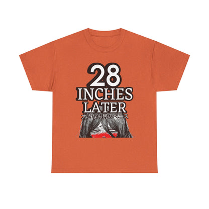 28 Inches laterインチ後 Unisex Heavy Cotton Tee