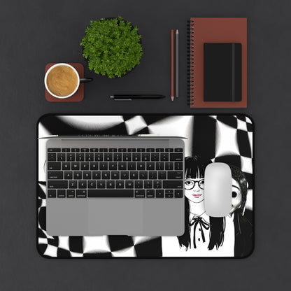 "Vivir es Morir" Death Cult News Channel (Desk Mat)